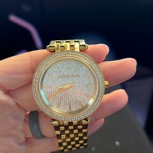 Michael Kors Gold Diamond Watch
